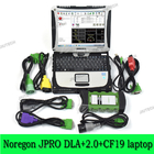 Noregon JPRO DLA+2.0 Vehicle Interface Diesel New 2023 software Heavy Duty Truck Scanner Fleet Diagnostic Tool and CF19