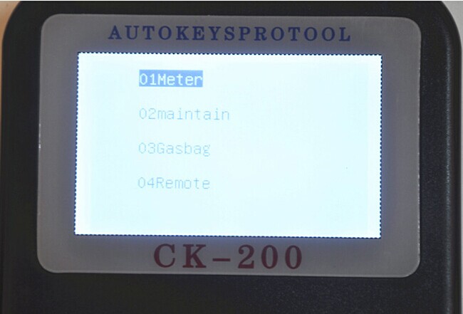 Экран Дисплай-2 программиста ключа КК-200