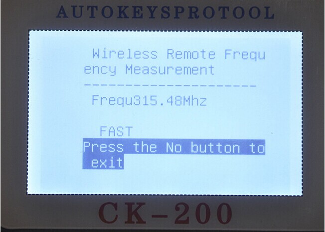 Экран Дисплай-4 программиста ключа КК-200