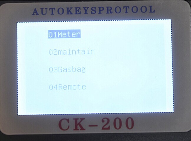 Экран Дисплай-7 программиста ключа КК-200