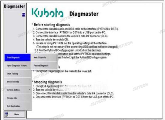 KUBOTA diagnostic scanner Python interface
