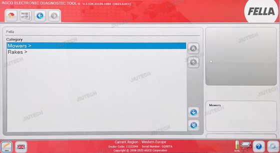 Heavy Duty Agricultural Diagnosis Scanner Electronic Diagnostic Tool For Agco Canusb Edt Interface