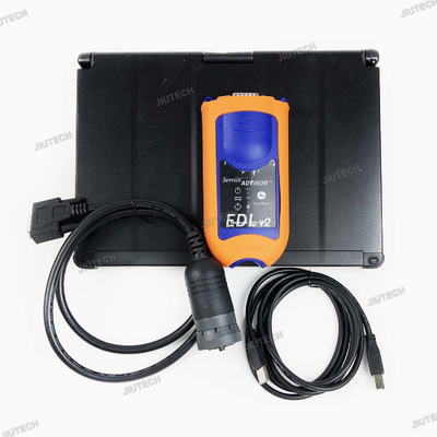 Agriculture Construction Equipment Diagnostic Tool for john deere EDL V2 Diagnostic Kit with 5.3 AG CF + CFC2 Laptop