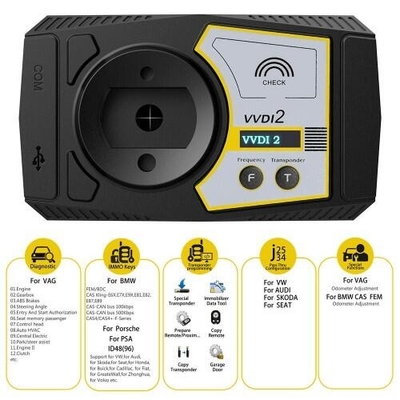 V7.3.7 Xhorse VVDI2 Full Kit with All 13 Software including OBD48 + 96bit 48 + MQB + BMW FEM/BDC