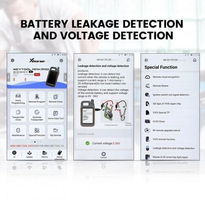 2025 Xhorse VVDI Key Tool Max Pro With MINI OBD Tool Function Support CAN FD/ Voltage and Leakage Current
