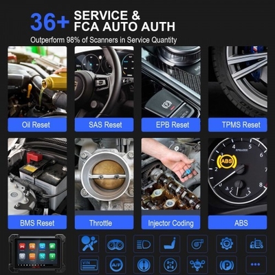 2025 Autel MaxiCOM MK908 II All System Diagnostic Tool Support ECU and Key Coding