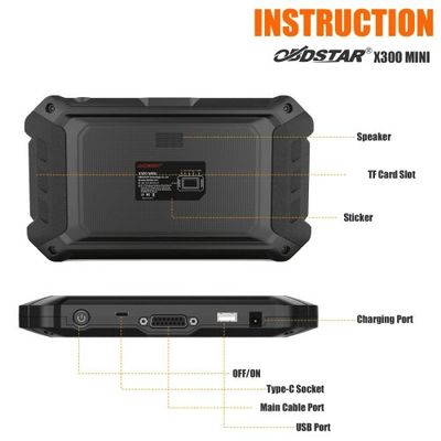 OBDSTAR X300 MINI For Renault / Dacia Key Programmer and Cluster Calibration