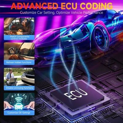2025 XTOOL D8W WIFI OBD2 Scanner Car Diagnostic Tool With ECU Coding Active Test Key Programming 38 Resets CAN FD DOIP Topology
