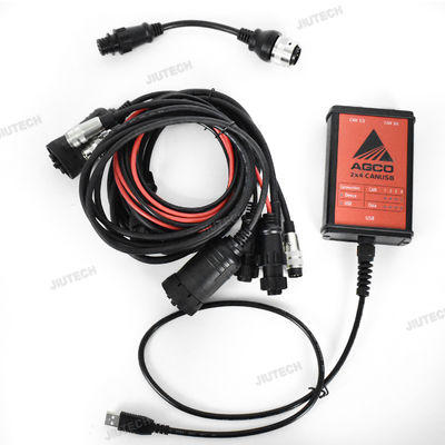 for AGCO 2X4 CANUSB EDT Interface Electronic Diagnostic Tool Heavy Duty Agricultural Diagnosis Scanner