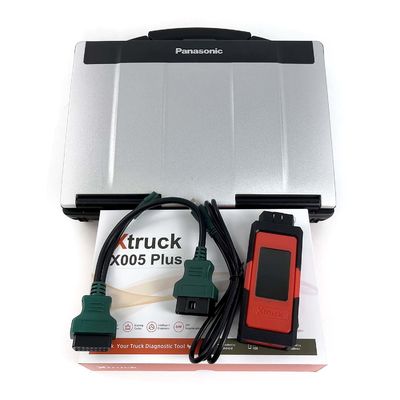 Bluetooth ECU Flash Programming Xtruck X005 Bluetooth Diagnostic Tool for Shacman FAWDE Diesel Engines DPF Regeneration Truck Scanner + laptop
