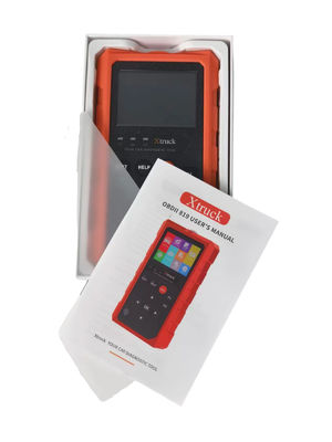 Xtruck 819 Handheld Automotive OBDII Diagnostic Scanner VIN Reading and Battery Status Monitoring Tool for Post-2000 Vehicles