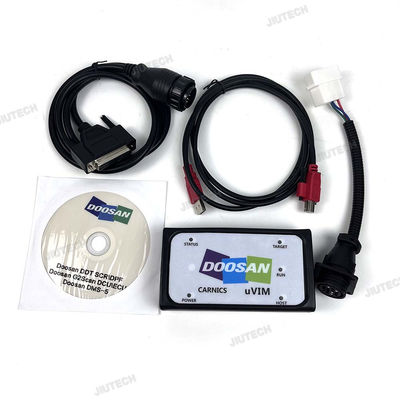 Doosan Diagnostic Tool with 2024 Software Version for Excavator Heavy Industry Engine System SCR DPF DMS-5 DCUECUG2 on Win 10 Professional Edition