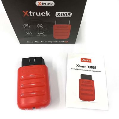 Xtruck X005 Bluetooth Truck Diagnostic Tool Full Obd2 Function Data Stream Reader For SHACMAN SINOTRUK