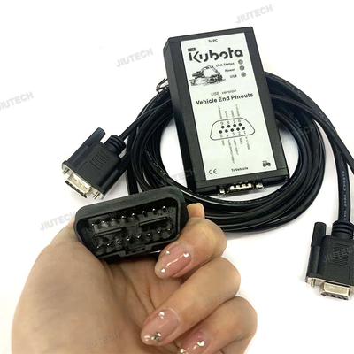 For Kubota Takeuchi Diagmaster Data Link Adapter with 4 PIN Diagnostic Cable Construction Agriculture Diagnostic Tool