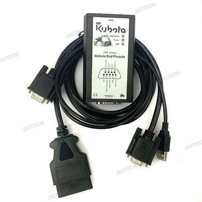For Kubota Takeuchi Diagmaster Data Link Adapter with 4 PIN Diagnostic Cable Construction Agriculture Diagnostic Tool