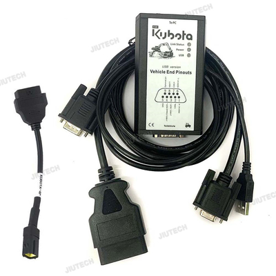 For Kubota Takeuchi Diagmaster Data Link Adapter with 4 PIN Diagnostic Cable Construction Agriculture Diagnostic Tool