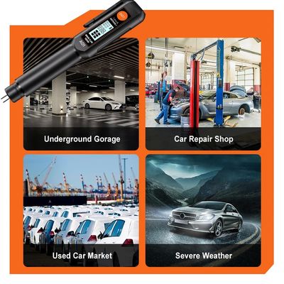 Digital Brake Fluid Tester with 155mm*30mm*25mm Size 38.5g Weight and 0~50°C Usage Environment for DOT3/DOT4/DOT5.1 Brake Oil