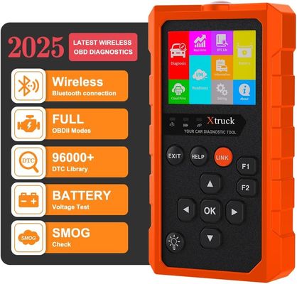 Xtruck 819 портативный сканер OBDII с расширенным режимом OBD2 6, поддержкой 9 основных протоколов и 2,8-дюймовым IPS-дисплеем