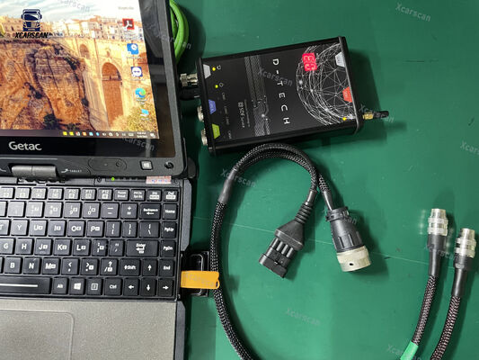 CF53 laptop For Deutz Fahr Tractor Combine Truck Diagnostic Tool SDF D-TechAPP SerDia 4.0 Eol Program key dongle Fahr D-Tech APP