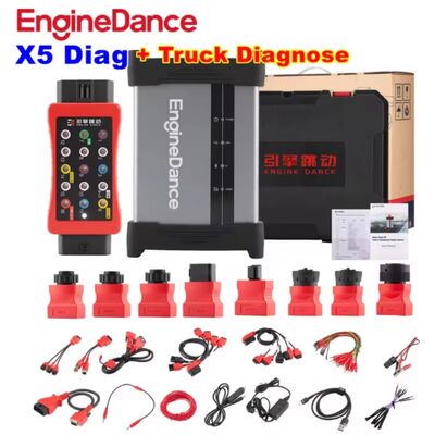 EngineDance X5 Diag 2-in-1 Truck Diagnostic Tool ECU Programmer Heavy Duty Trucks Diesel Coding Key Programming