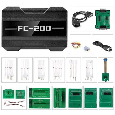 CG FC200 ECU Chip Tuning Programmer полный комплект с 6HP 8HP MSV90 N55 N20 адаптерами для защиты оригинальных автомобильных деталей и интеллектуального распознавания