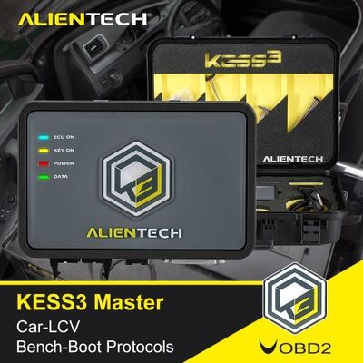 Alientech KESS V3 KESS3 Master Version ECU and TCU Programming Tool with Truck Tractor OBD + Truck Tractor Bench Boot Get Free GODIAG GT100 Pro