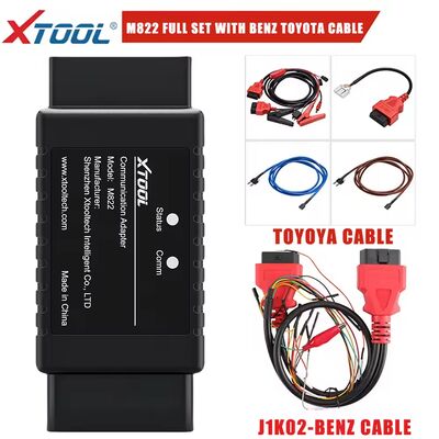 XTOOL M822 M821 адаптер для Benz все ключи потеряны для Toyota 8A программирование ключа необходимо работать с KC501 программист для PAD3 X100MAX