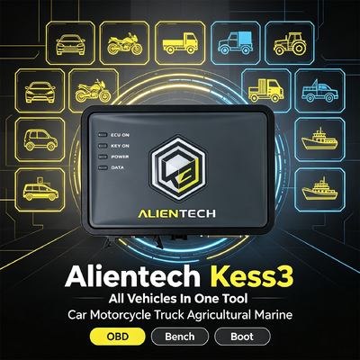 Alientech KESS V3 ECU Tuning Platform с трехмедным OBD Bench Boot 7x быстрее микропроцессор и 10x быстрее передача файлов