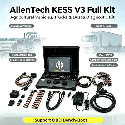 Инструмент программирования ЭКУ Alientech KESS3 с многоязычным интерфейсом OBD Bench Boot Tuning и 12 месячной бесплатной подпиской