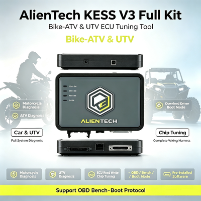 Программатор ЭБУ Alientech KESS3 с многоязычным интерфейсом, OBD, Bench, Boot, тюнингом и 1-годовой гарантией
