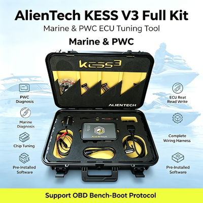 Alientech KESS3 ECU Программист Диагностическое устройство с морским PWC настройки OBD скамейки бота и бесплатная подписка 12 месяцев
