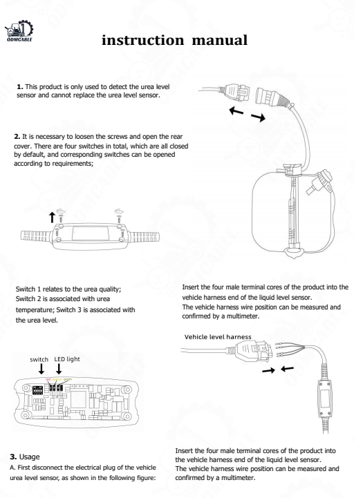 Инструмент для ремонта датчика мочевины Xtruck Euro 6 (для дизельных грузовиков 24 В) 4